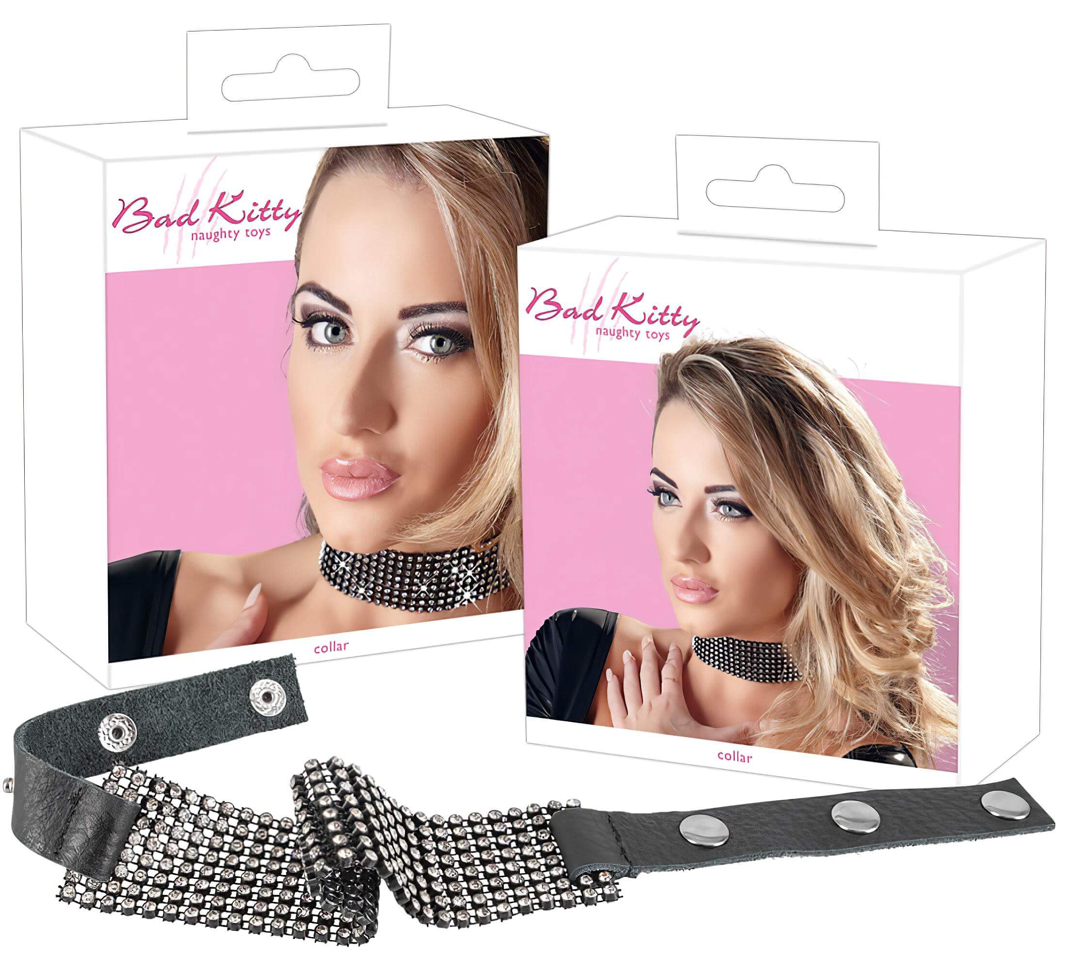 Bad Kitty - strasszos nyakpánt (fekete) Bad Kitty - strasszos nyakpánt (fekete)